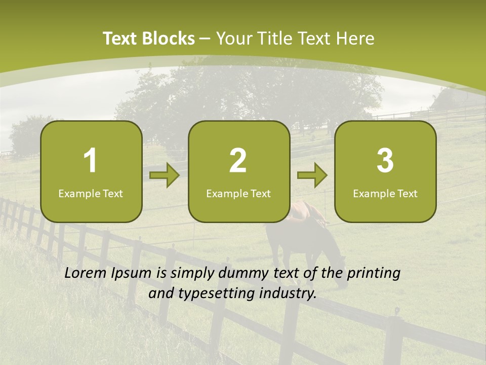 Meadow Prairie Pasture PowerPoint Template