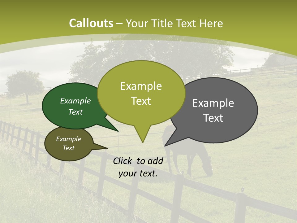Meadow Prairie Pasture PowerPoint Template