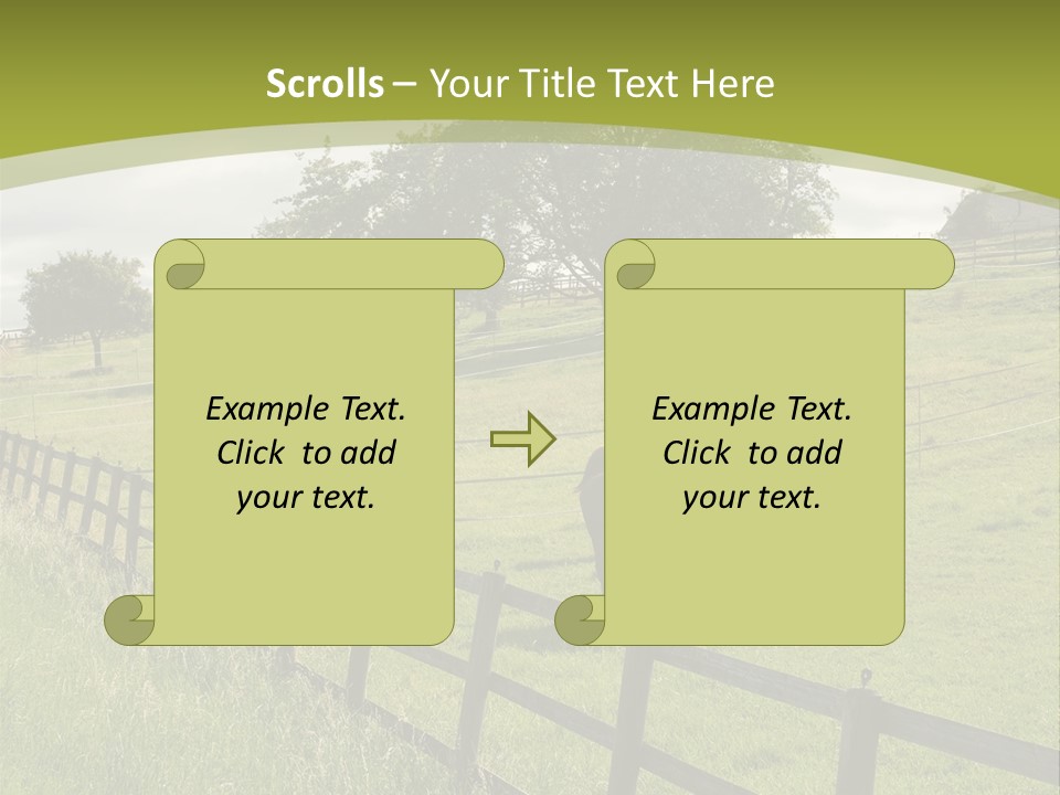 Meadow Prairie Pasture PowerPoint Template