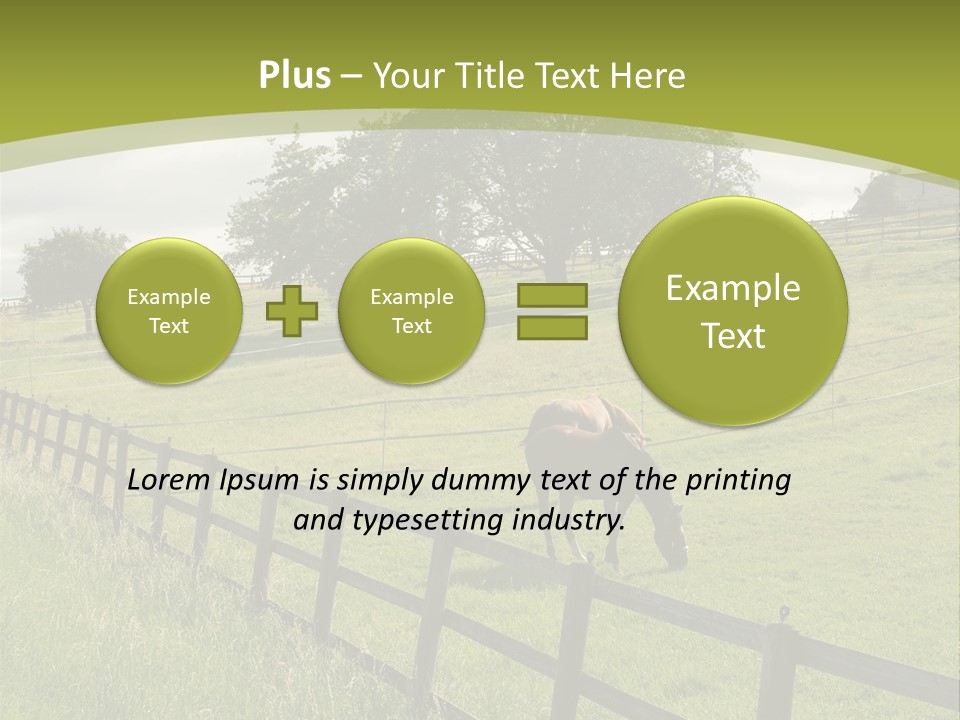 Meadow Prairie Pasture PowerPoint Template