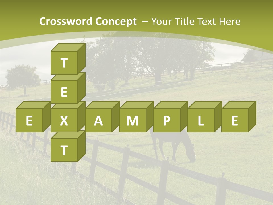 Meadow Prairie Pasture PowerPoint Template