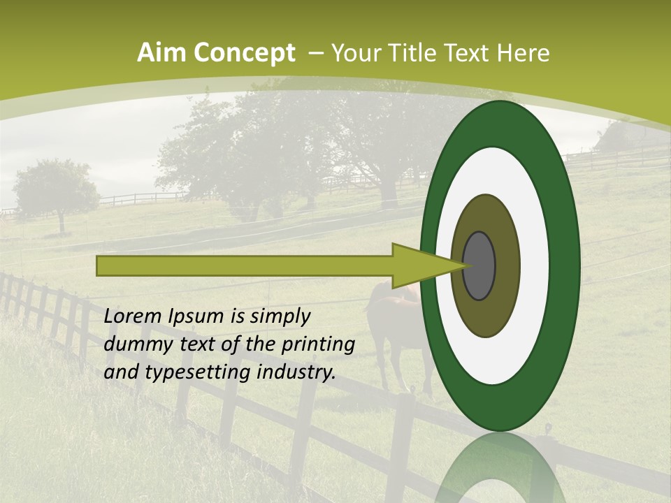 Meadow Prairie Pasture PowerPoint Template