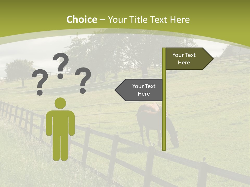 Meadow Prairie Pasture PowerPoint Template