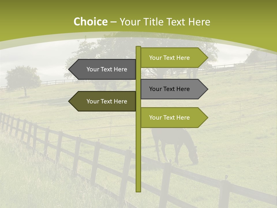 Meadow Prairie Pasture PowerPoint Template