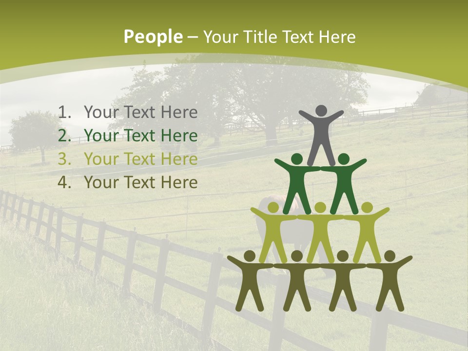 Meadow Prairie Pasture PowerPoint Template