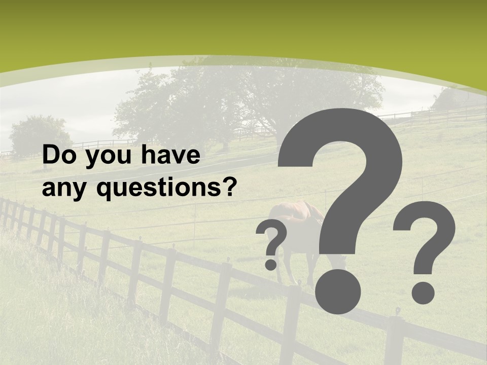 Meadow Prairie Pasture PowerPoint Template