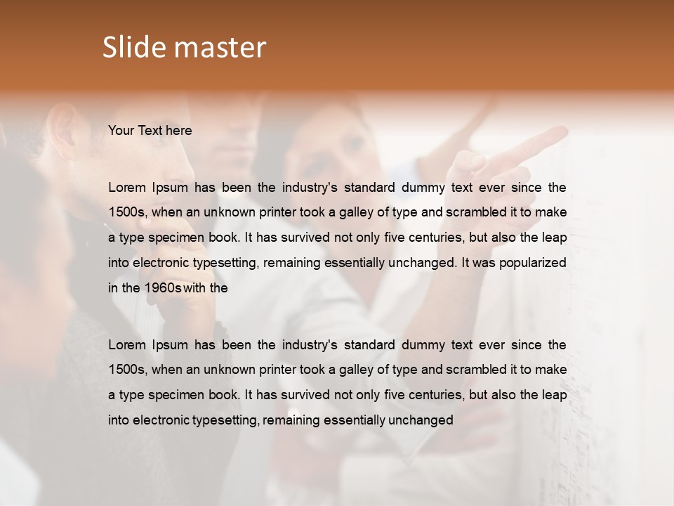 Teamwork Together Human PowerPoint Template