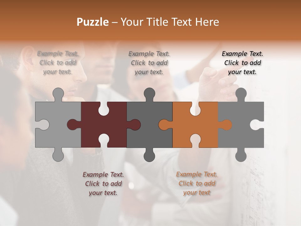 Teamwork Together Human PowerPoint Template