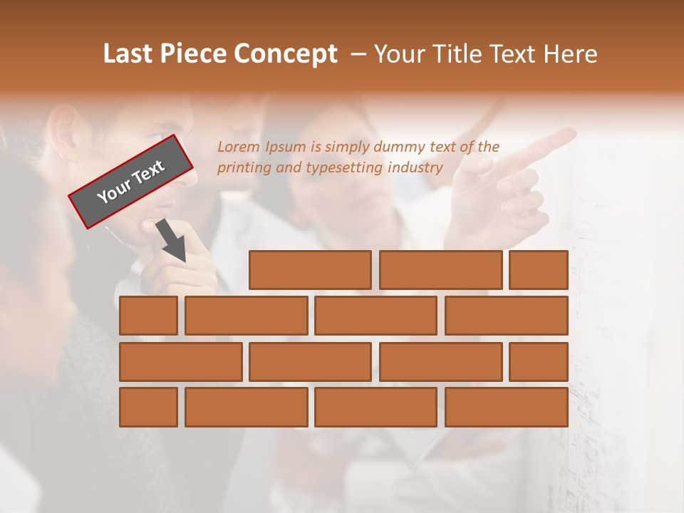 Teamwork Together Human PowerPoint Template