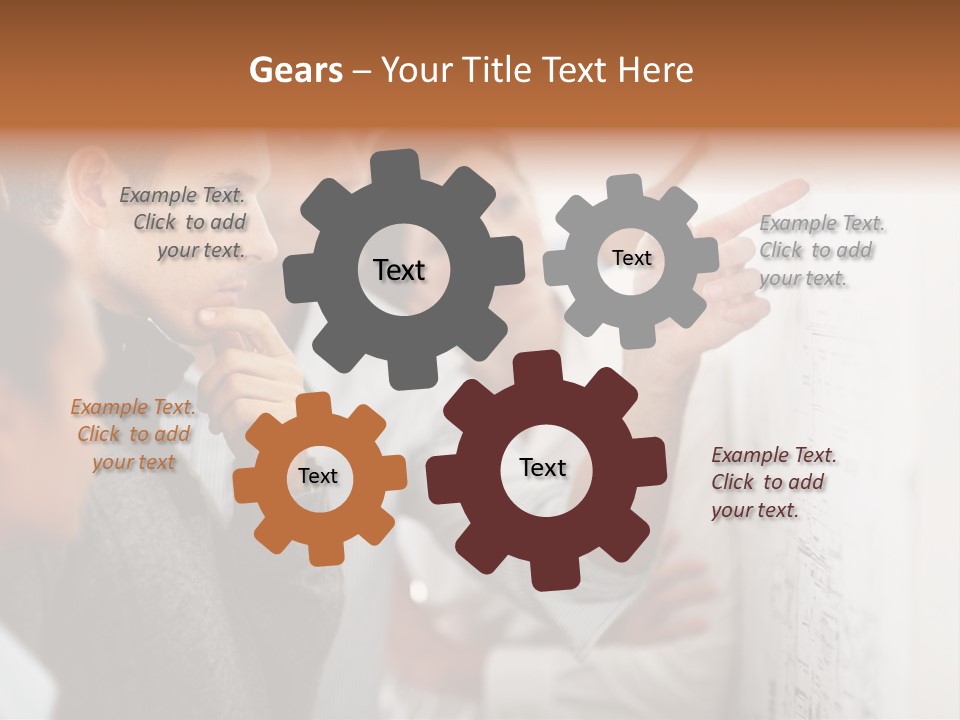 Teamwork Together Human PowerPoint Template