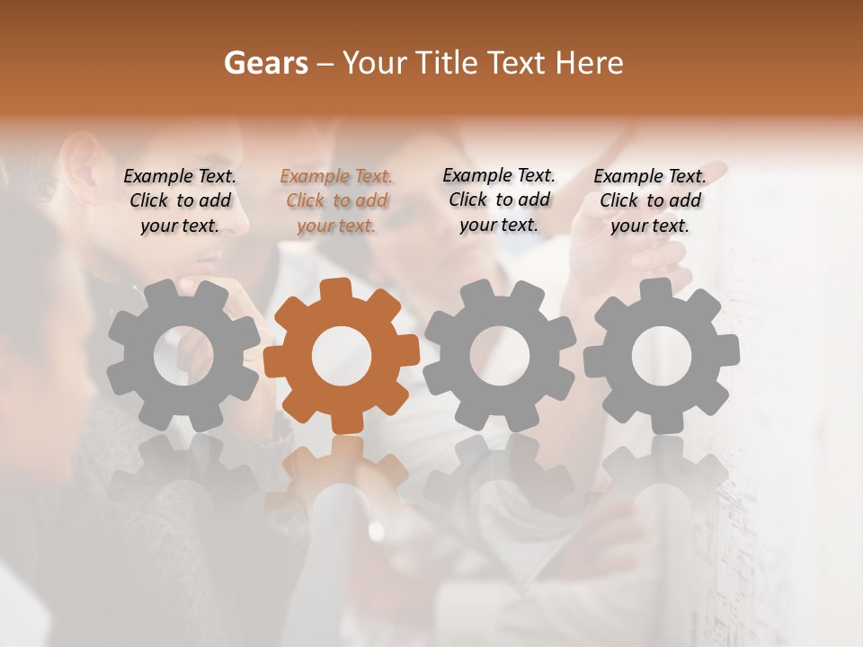 Teamwork Together Human PowerPoint Template