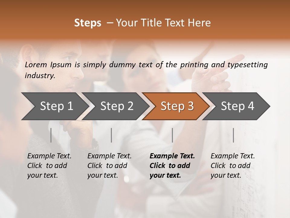 Teamwork Together Human PowerPoint Template