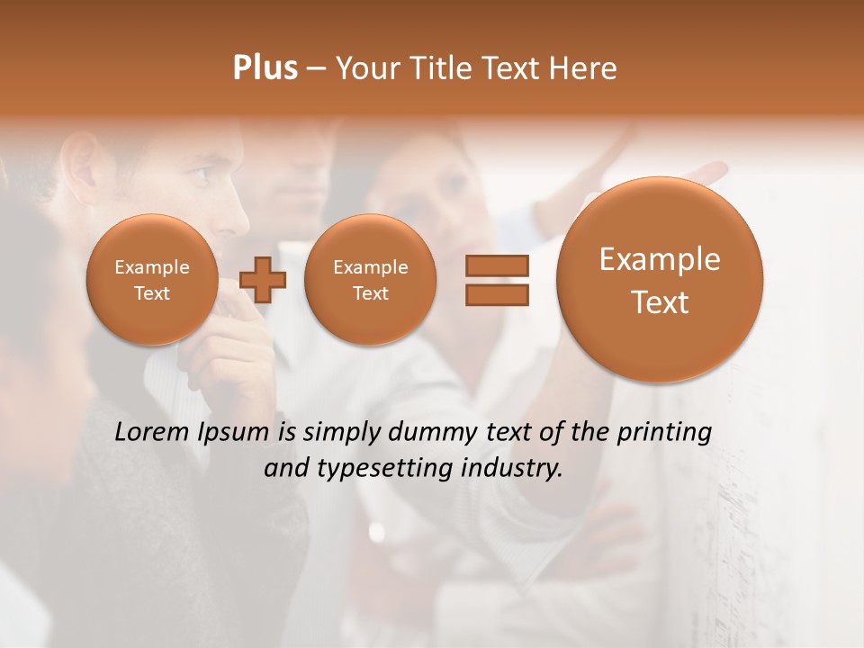 Teamwork Together Human PowerPoint Template
