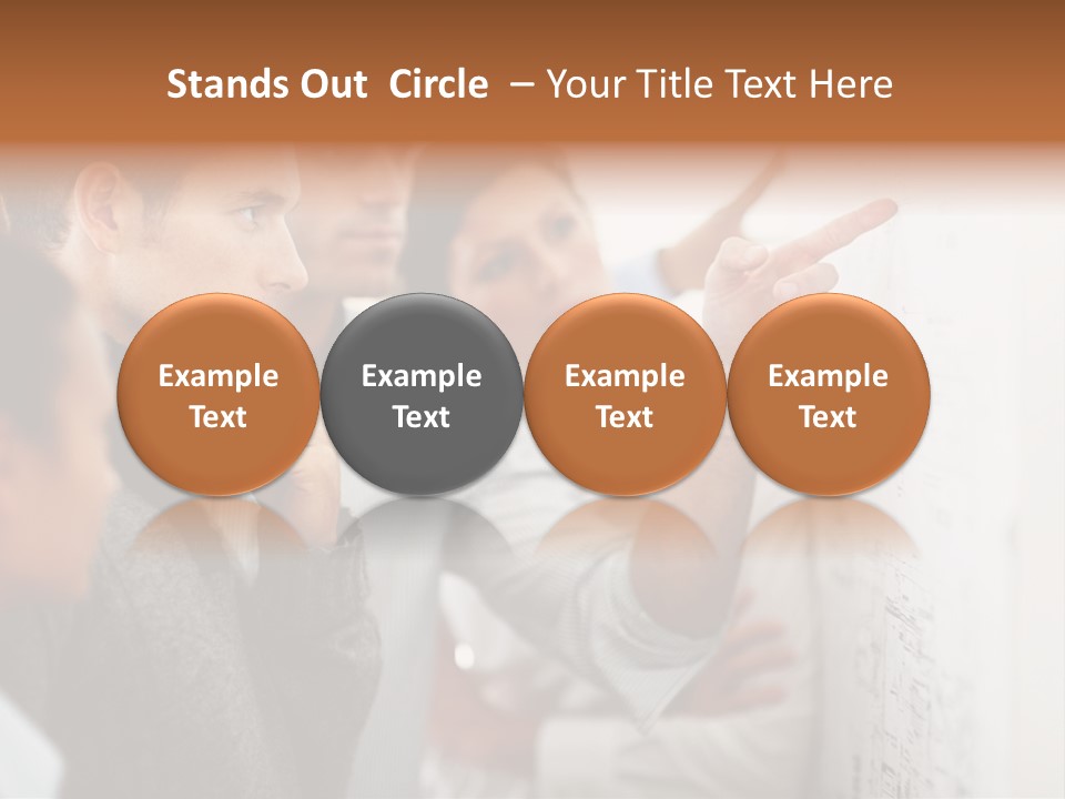 Teamwork Together Human PowerPoint Template