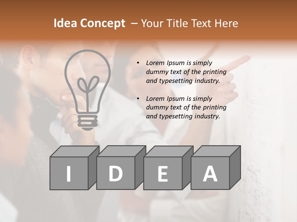 Teamwork Together Human PowerPoint Template