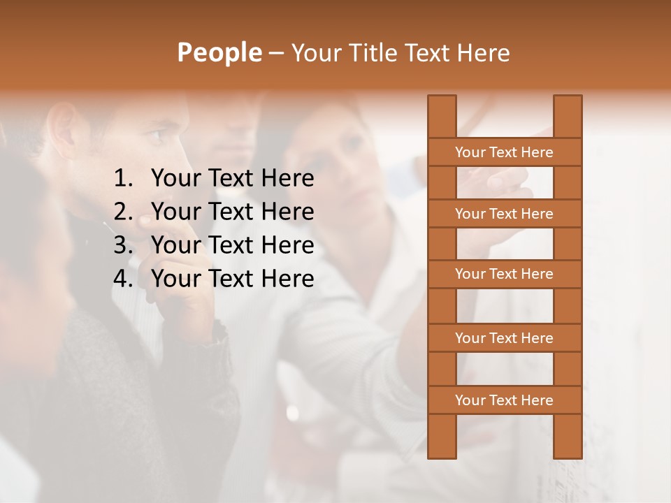 Teamwork Together Human PowerPoint Template