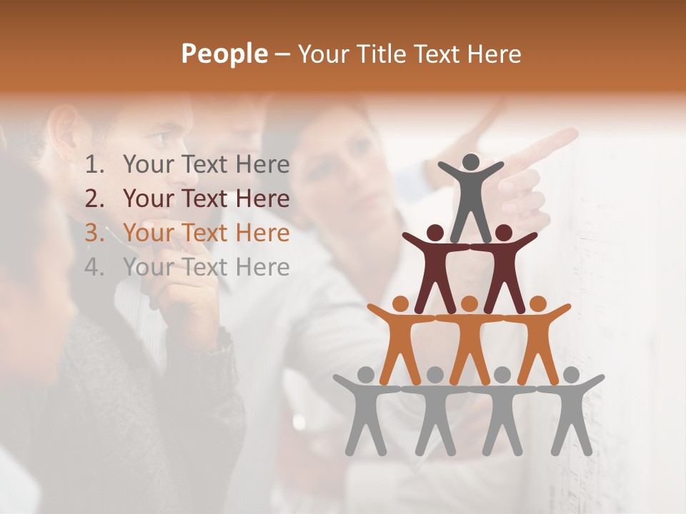 Teamwork Together Human PowerPoint Template
