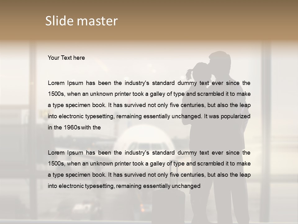 Business Appointment Man PowerPoint Template