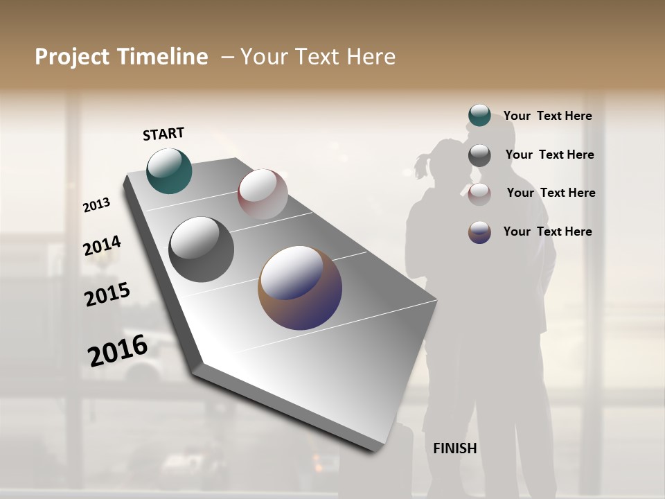 Business Appointment Man PowerPoint Template