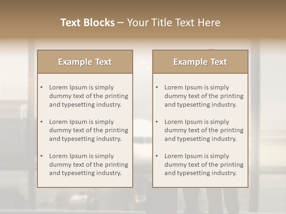 Business Appointment Man PowerPoint Template
