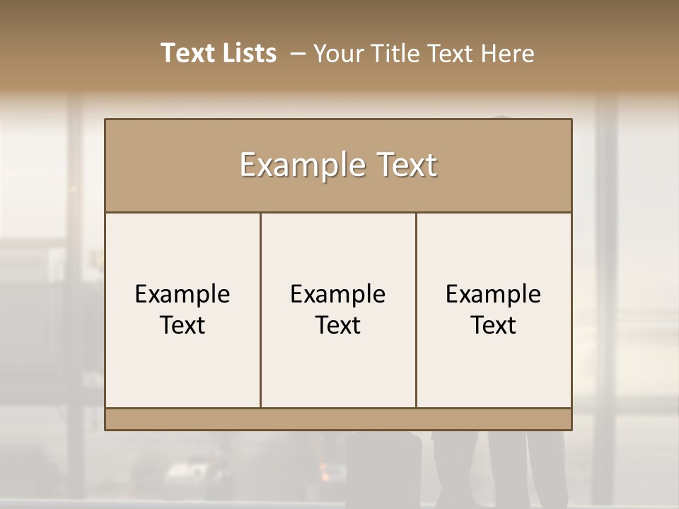 Business Appointment Man PowerPoint Template