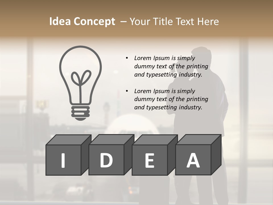 Business Appointment Man PowerPoint Template