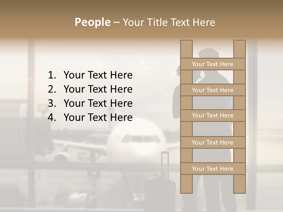 Business Appointment Man PowerPoint Template