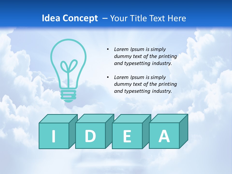 End Design Dream PowerPoint Template