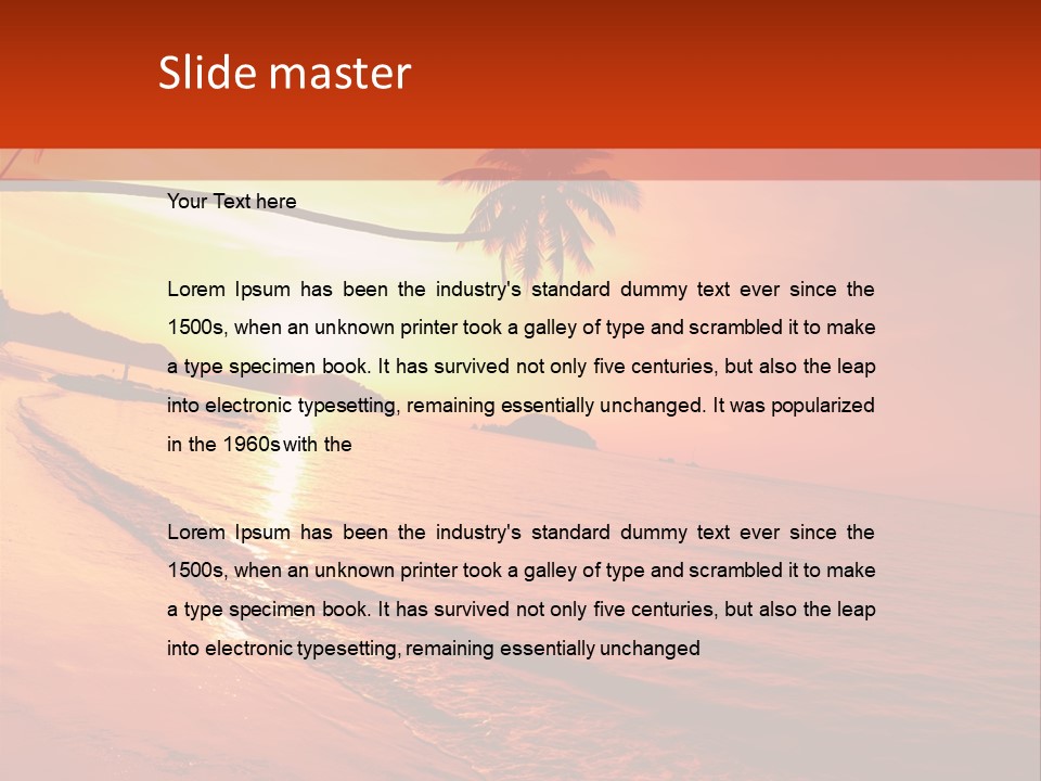 Beautiful Island Asia PowerPoint Template