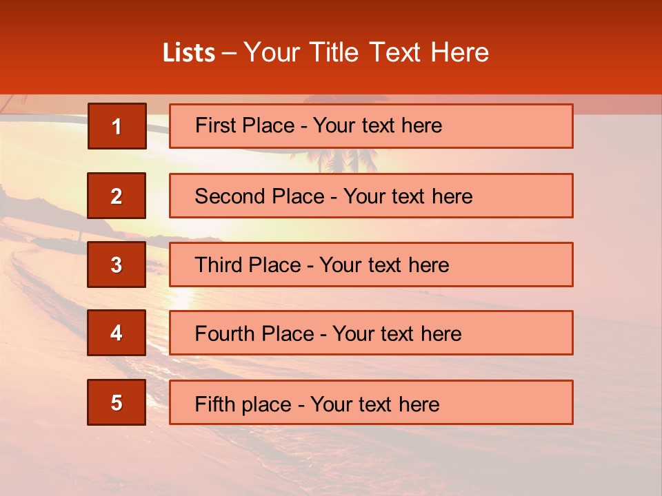 Beautiful Island Asia PowerPoint Template