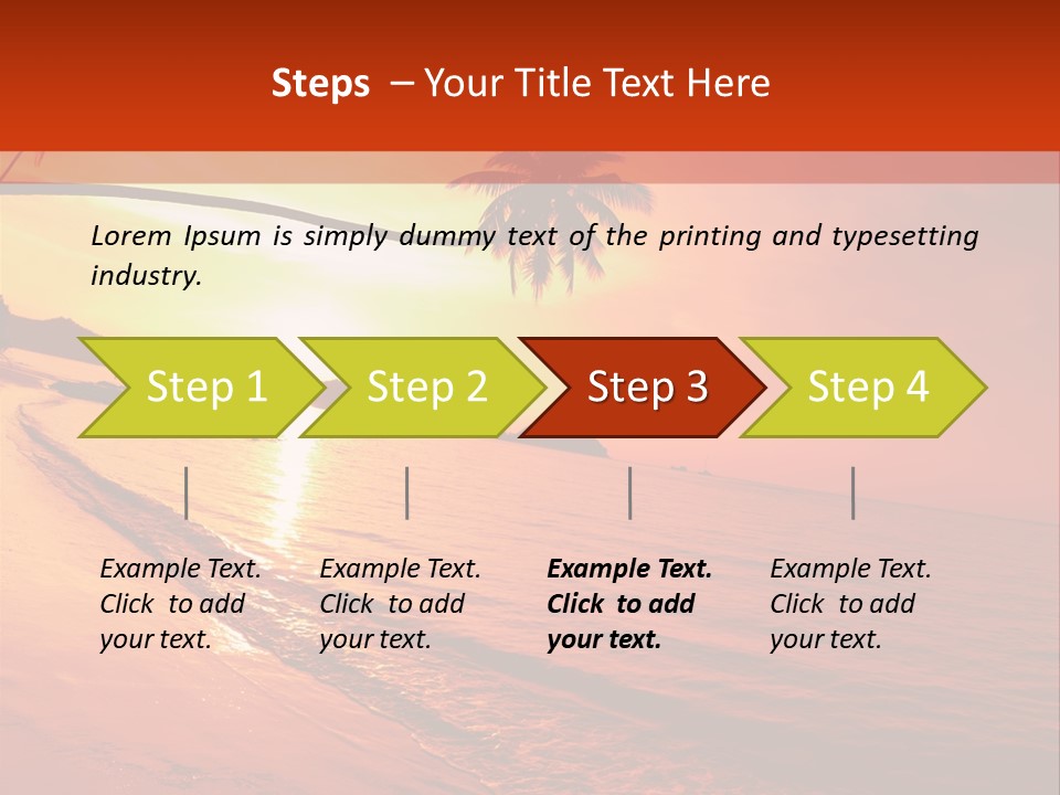 Beautiful Island Asia PowerPoint Template