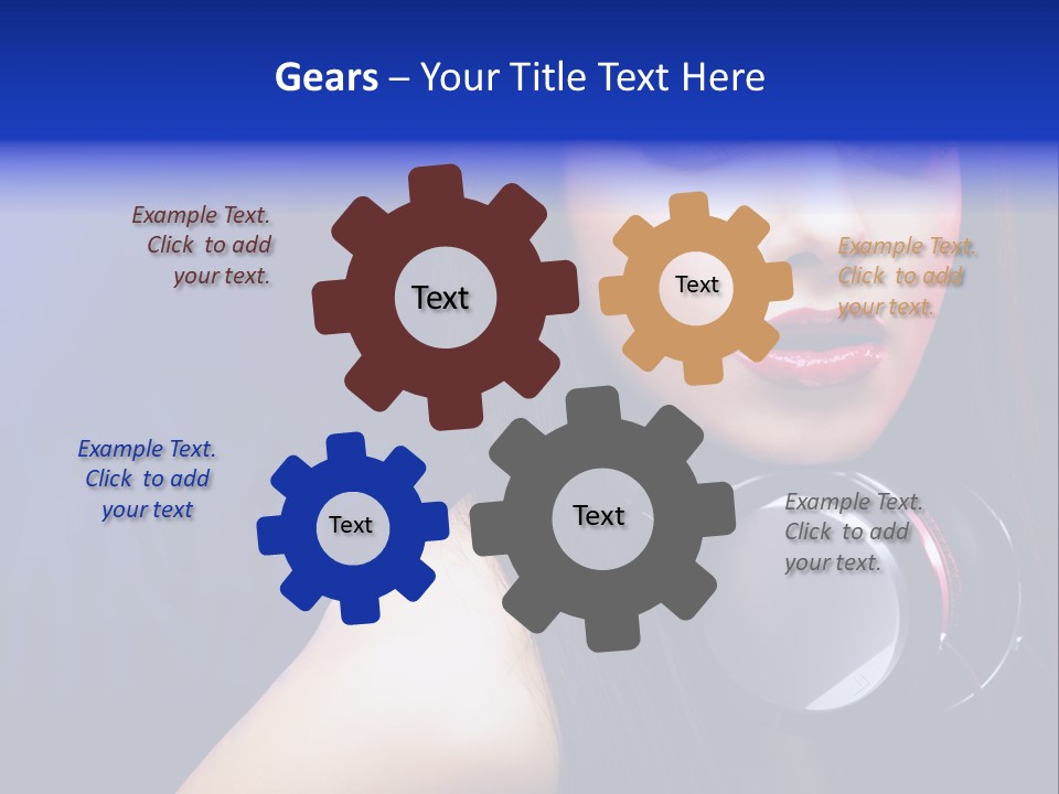 Teamwork Management Toon PowerPoint Template