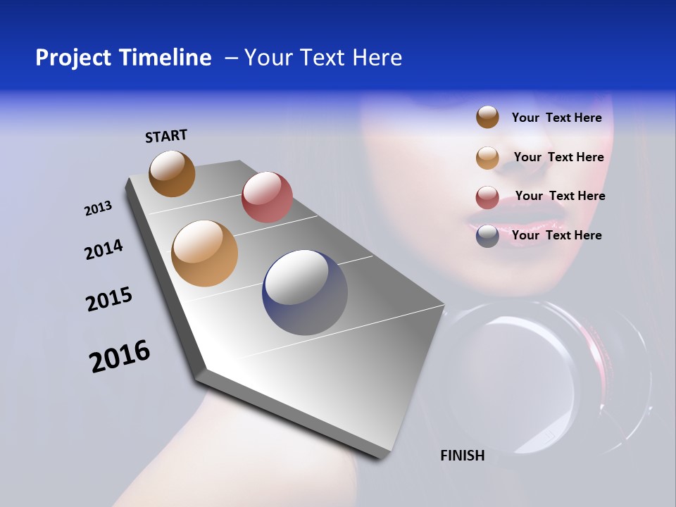 Teamwork Management Toon PowerPoint Template