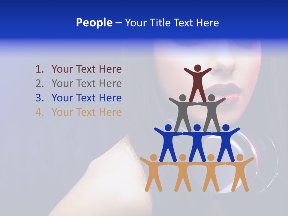 Teamwork Management Toon PowerPoint Template