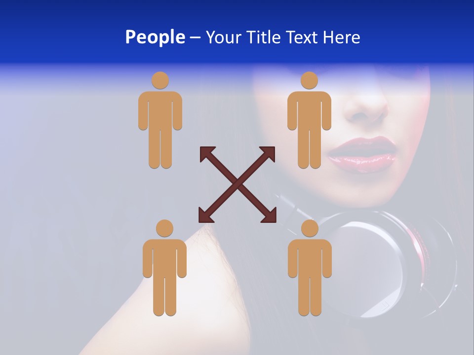 Teamwork Management Toon PowerPoint Template