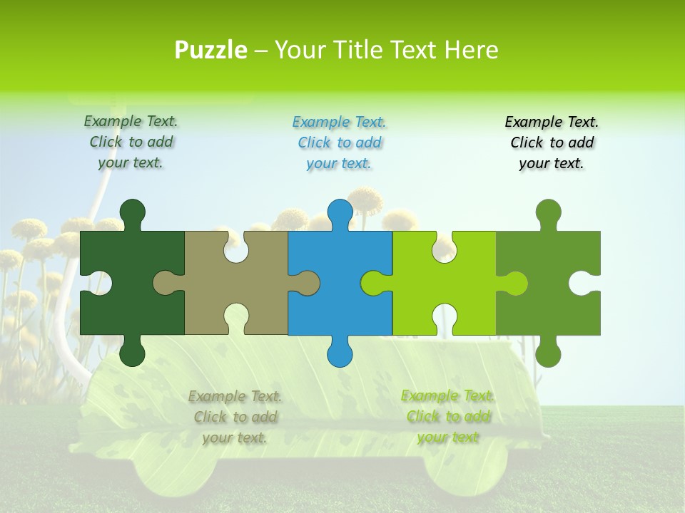 Transportation Generated Air PowerPoint Template