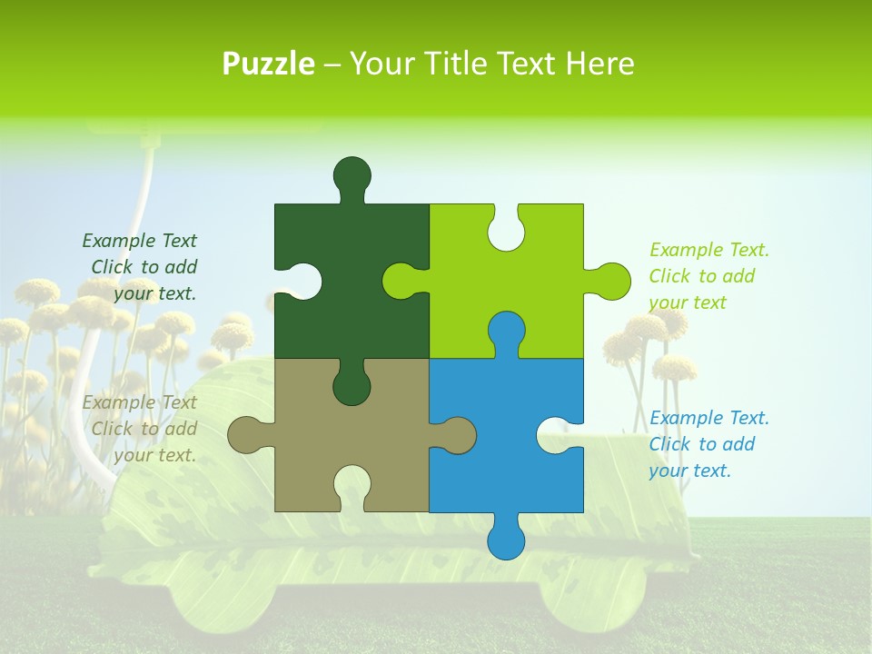 Transportation Generated Air PowerPoint Template