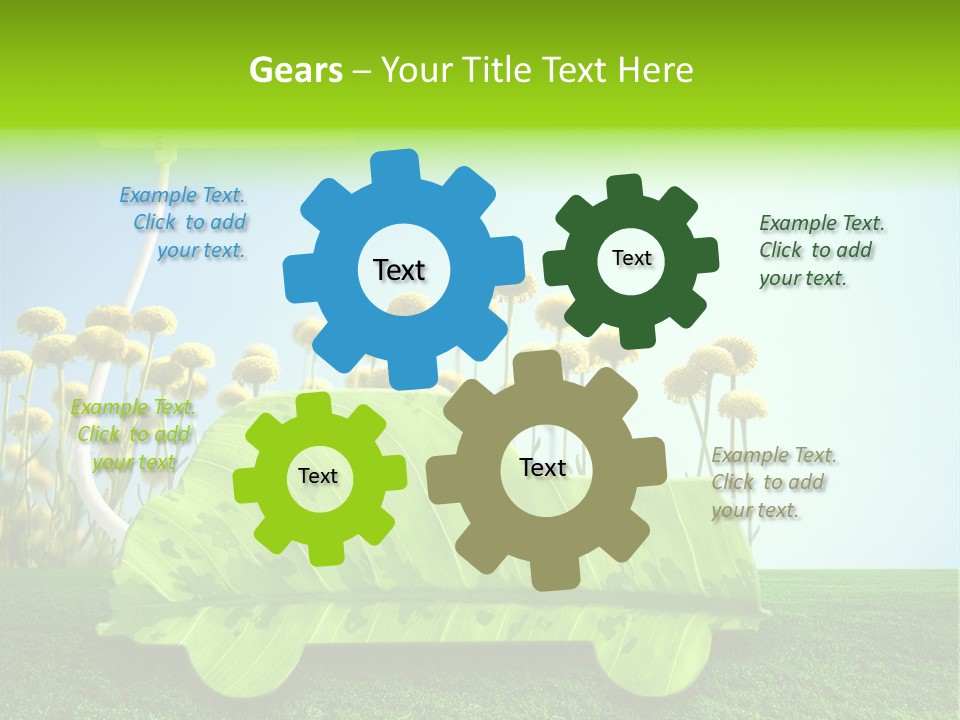 Transportation Generated Air PowerPoint Template