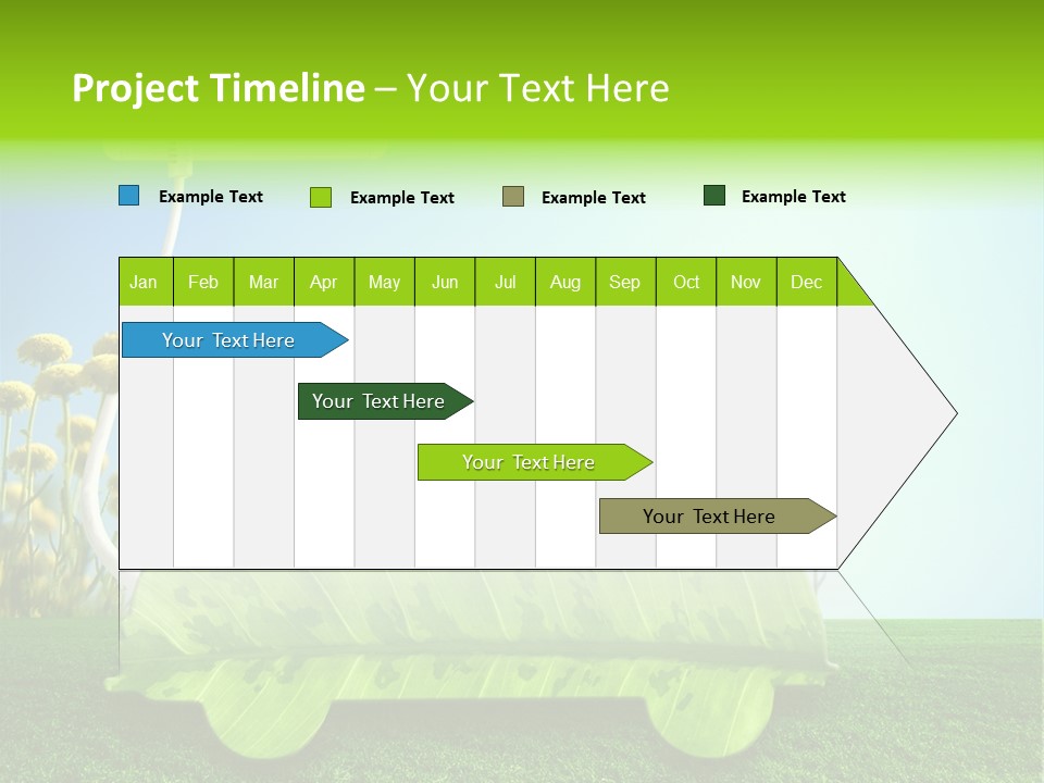 Transportation Generated Air PowerPoint Template