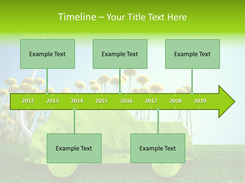 Transportation Generated Air PowerPoint Template