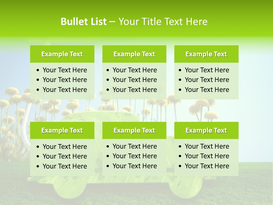 Transportation Generated Air PowerPoint Template