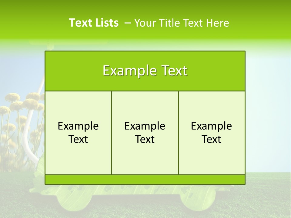 Transportation Generated Air PowerPoint Template