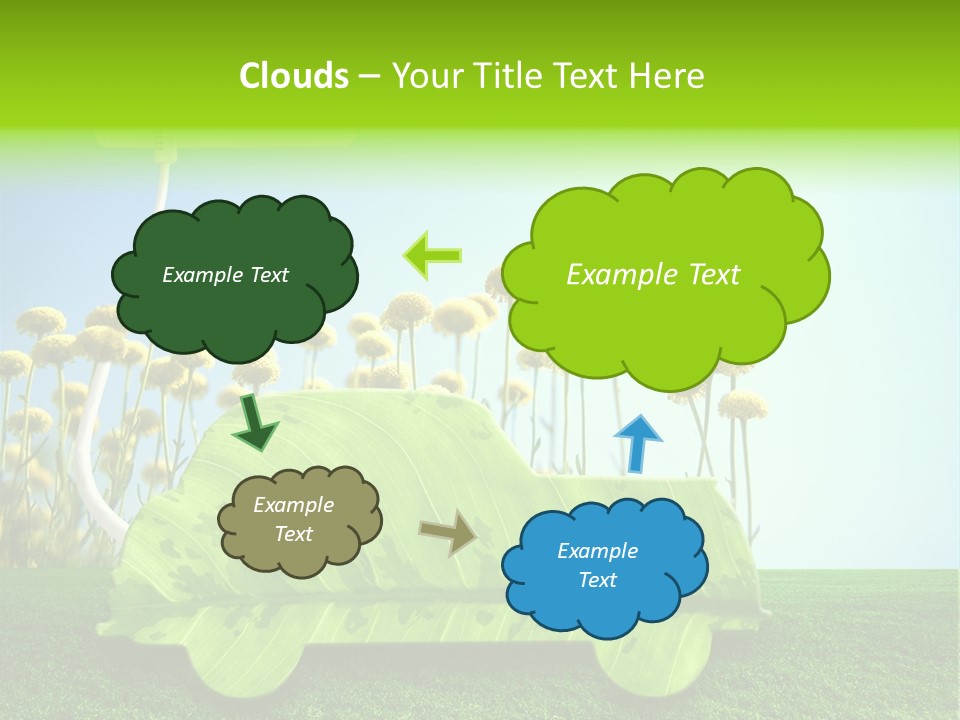 Transportation Generated Air PowerPoint Template
