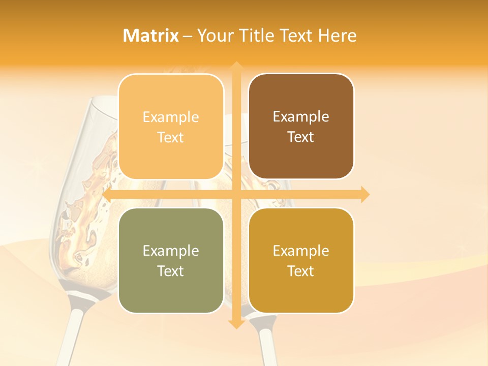 Celebration Banquet Splashing PowerPoint Template