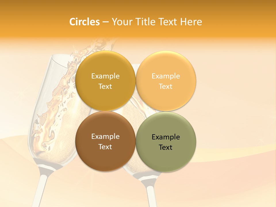 Celebration Banquet Splashing PowerPoint Template