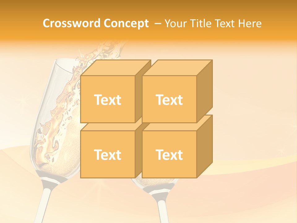 Celebration Banquet Splashing PowerPoint Template