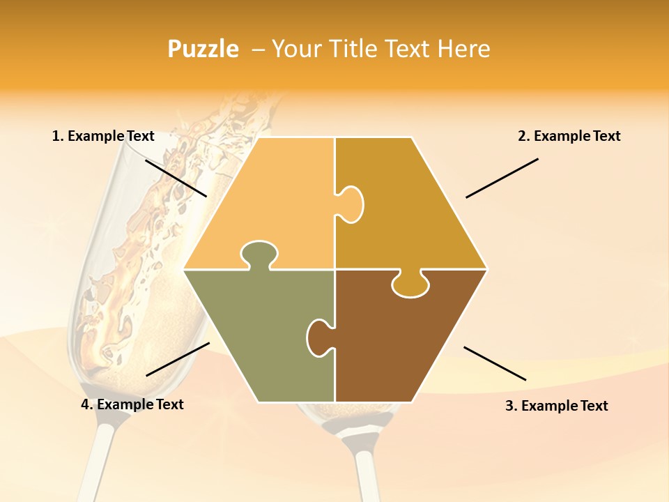 Celebration Banquet Splashing PowerPoint Template