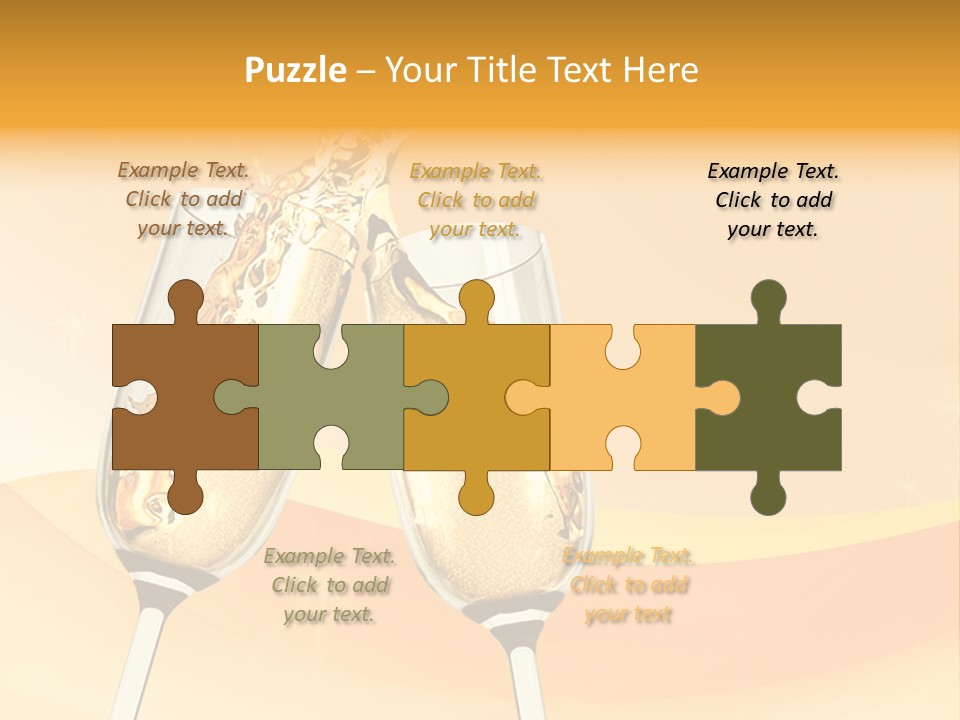 Celebration Banquet Splashing PowerPoint Template