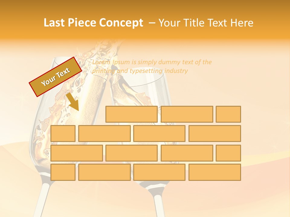 Celebration Banquet Splashing PowerPoint Template