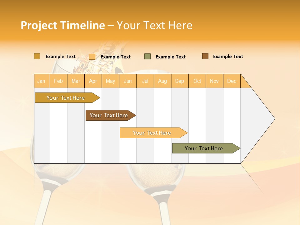 Celebration Banquet Splashing PowerPoint Template